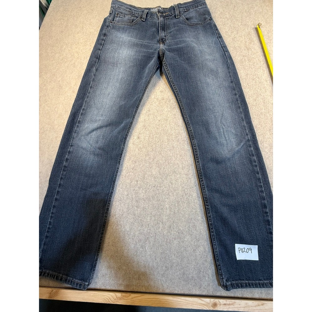 Signature by Levi Strauss & Co Mens Regular‎ Fit Blue Jeans W32 L32 Medium Wash